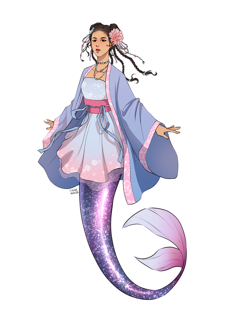 Chinese Merfolk Concept